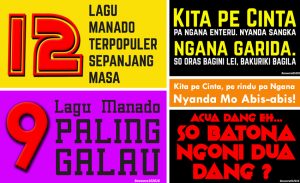 daftar lirik lagu manado