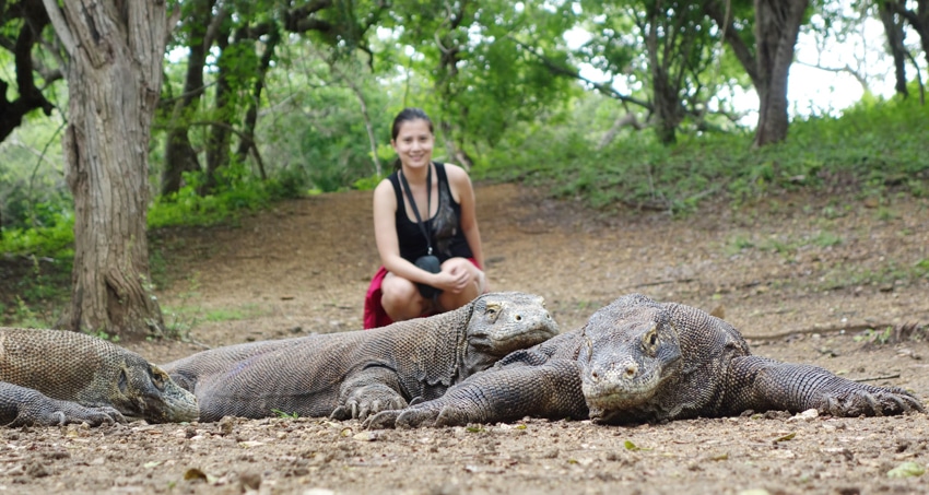 komodo di labuan bajo menarik bagi traveler milenial