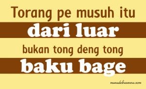 status bahasa manado untuk medsos