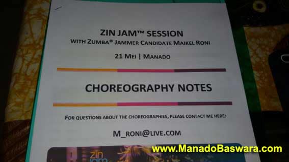 zin zumba manado, jam session